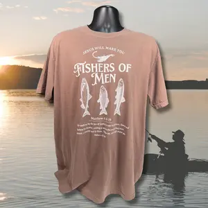 Fishers of Men – Faith-Based Tee DTG Printed