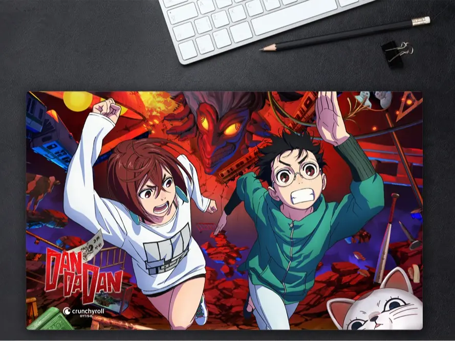 Dandadan Anime Playmats Large Mousepads (Choose Your Design) Officially Licensed [24"x14"x1/16 Inches]
