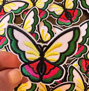 Butterfly Colorblock, Cute butterfly hat patch, trucker hat patch, trendy hat patch, spring hat patch