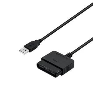 Controller Adapter for PlayStation 2 to USB, Converter Cable for PC or PlayStation 3 for Sony DualShock PS2 PS3 Controllers (NOT Compatible with Dancing Mat Guitar Hero)