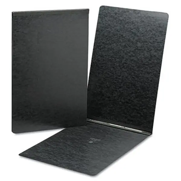 Side Opening Pressboard Report Cover Prong Fastener 11 x 17 Black