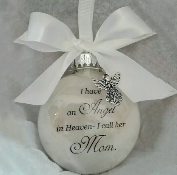Personalized Memorial Christmas ornament.  Choose any name, please add note during checkout.