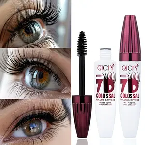 7D Silk Fiber Mascara, Makeup Volumizing Curling Waterproof Long-Lasting, Non-Toxic No-Talc Formula, Suitable for All Skin Types, Best Holiday Gift