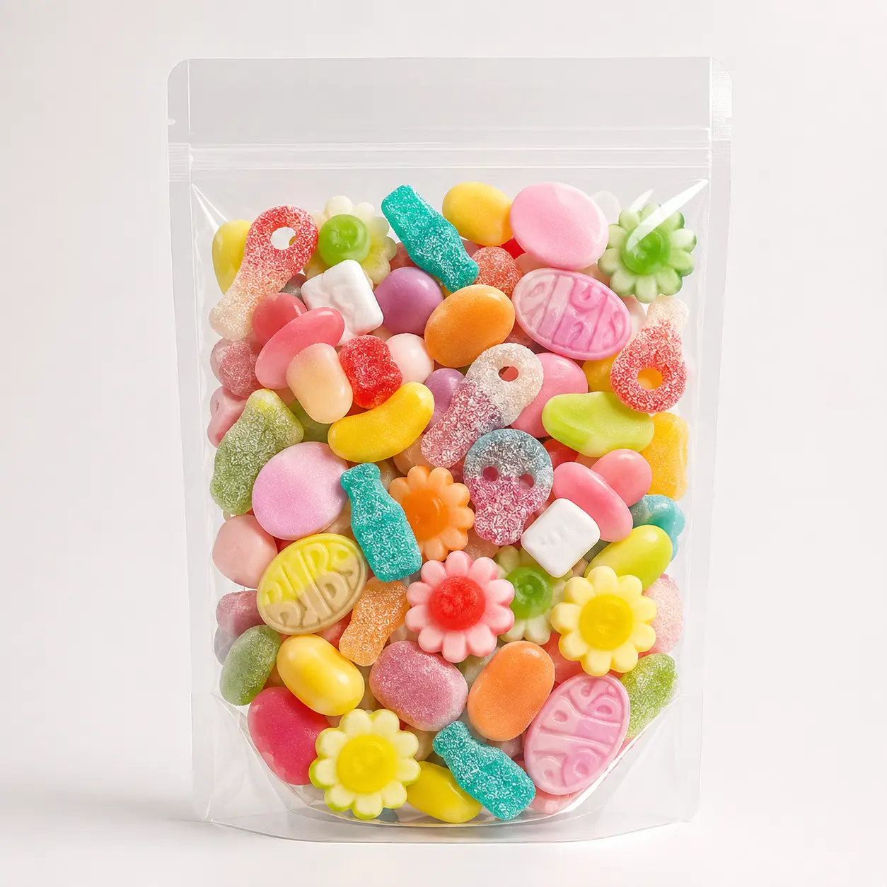 Fruity Swedish Candy Mix 1.2 lb (544g) – Fruity 2 Edition, Assorted Gummies with Swirls, Pineapples & Sweet Strawberries
