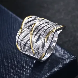 Gorgeous Style Cubic Zirconia Ring for Women - 1 PC for Valentine's Day Gift, Wedding, Engagement & Anniversary Celebrations