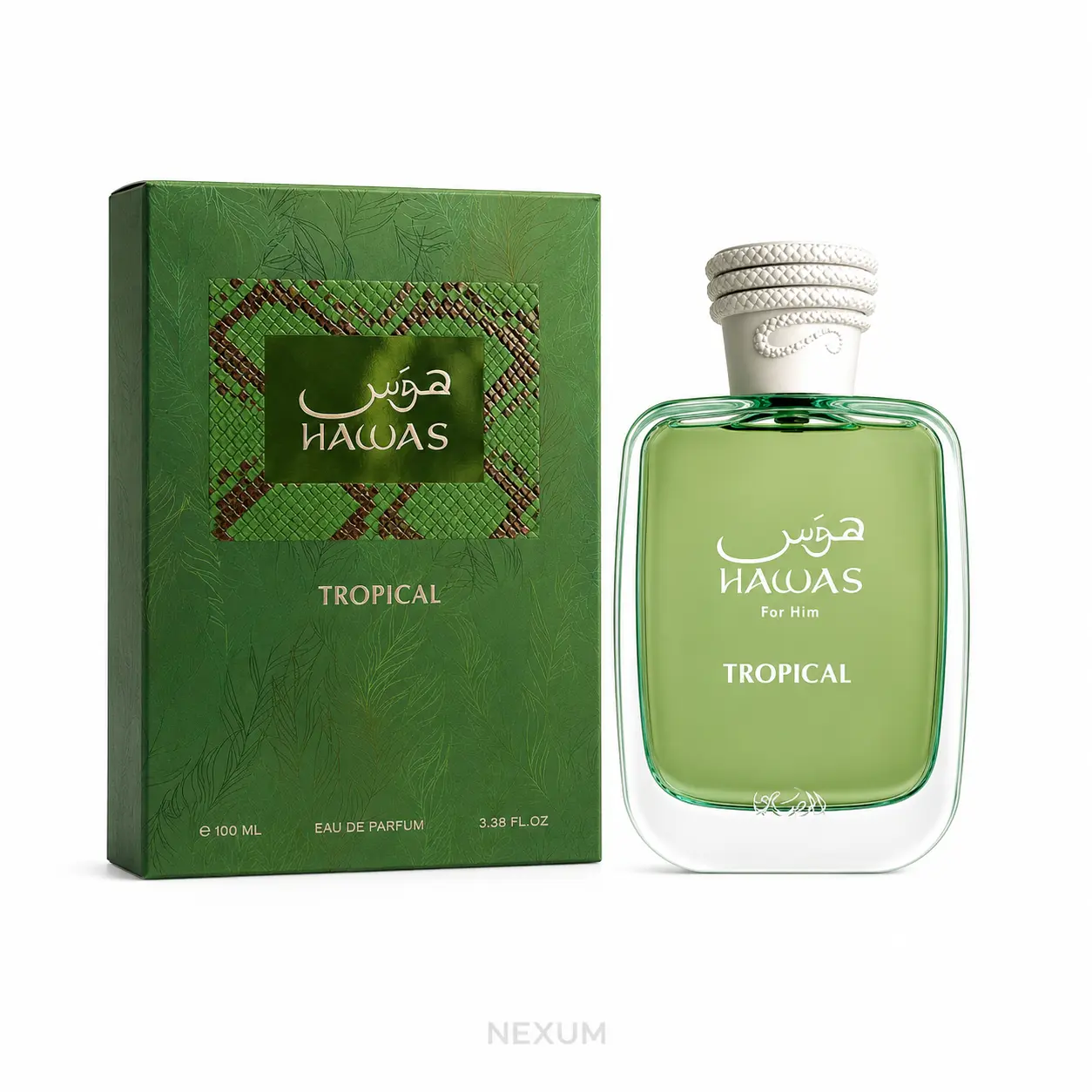 Rasasi Hawas Tropical For Him Eau de Parfum 100ml | Fresh Tropical Men's Cologne | Coconut, Fig & Ginger | Long Lasting Fragrance hawas ice