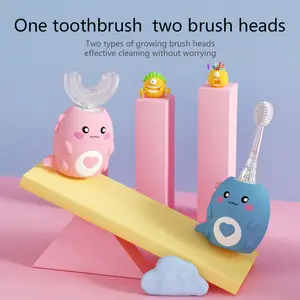 A Kids Toothbrush | U-shaped | 2-14 Years, Soft Bristles, BPA Free | 2-4 Pack #cozyvibes #effortlessbeauty Baby Blue Oral