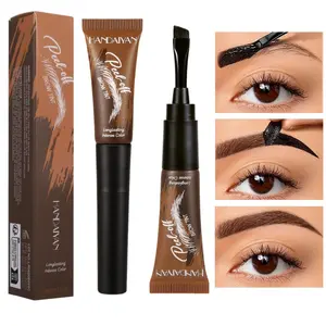 2 pcs Professional Waterproof Tattoo Eyebrow Gel, Long-Lasting Brow Coloring Makeup Kit for Women, Gift Set for Eyebrow Makeup
