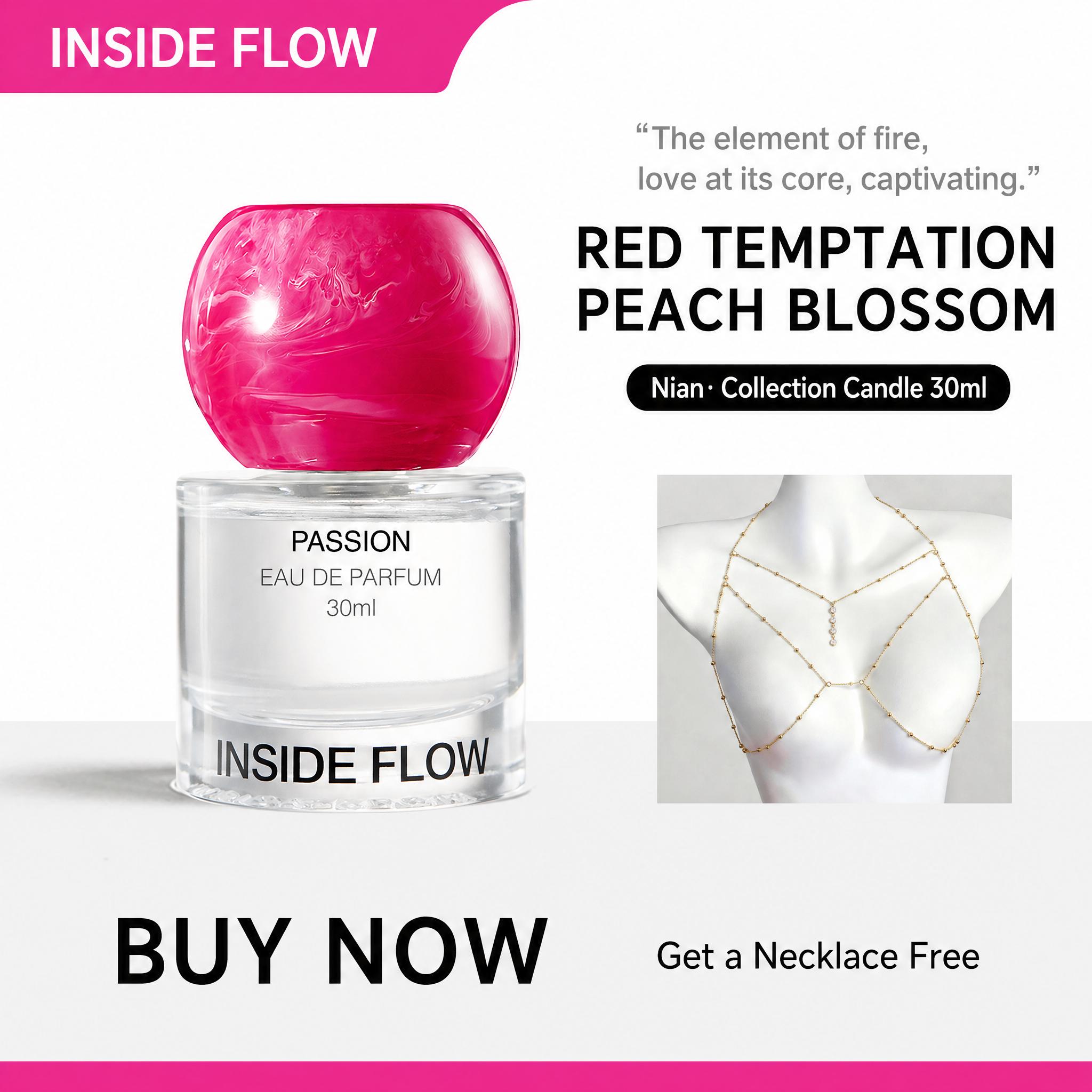 INSIDEFLOW Women's Viral TikTok Fragrance, 92% Of Women Reported More Male Attention