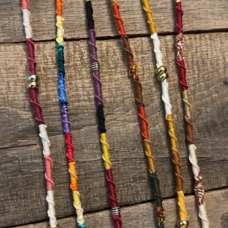 Helyn Locs Signature Collection Hair Wrap | Handmade Boho Hair Wrap | Custom Color Hair Accessories | Dreadlock & Festival Hair