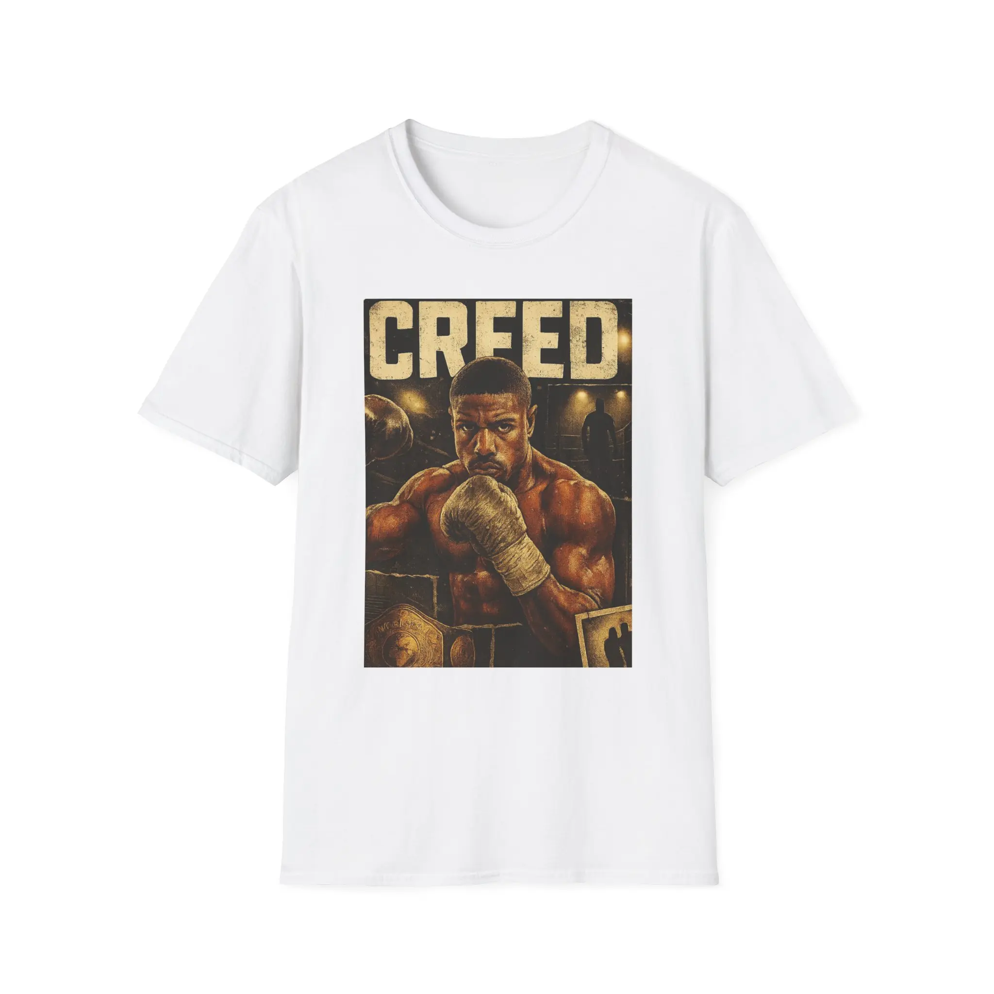 Creed Boxing T-Shirt | Unisex Softstyle Tee, Fitness Gift, Movie Merchandise, Gym Apparel, Sporty Casual Wear