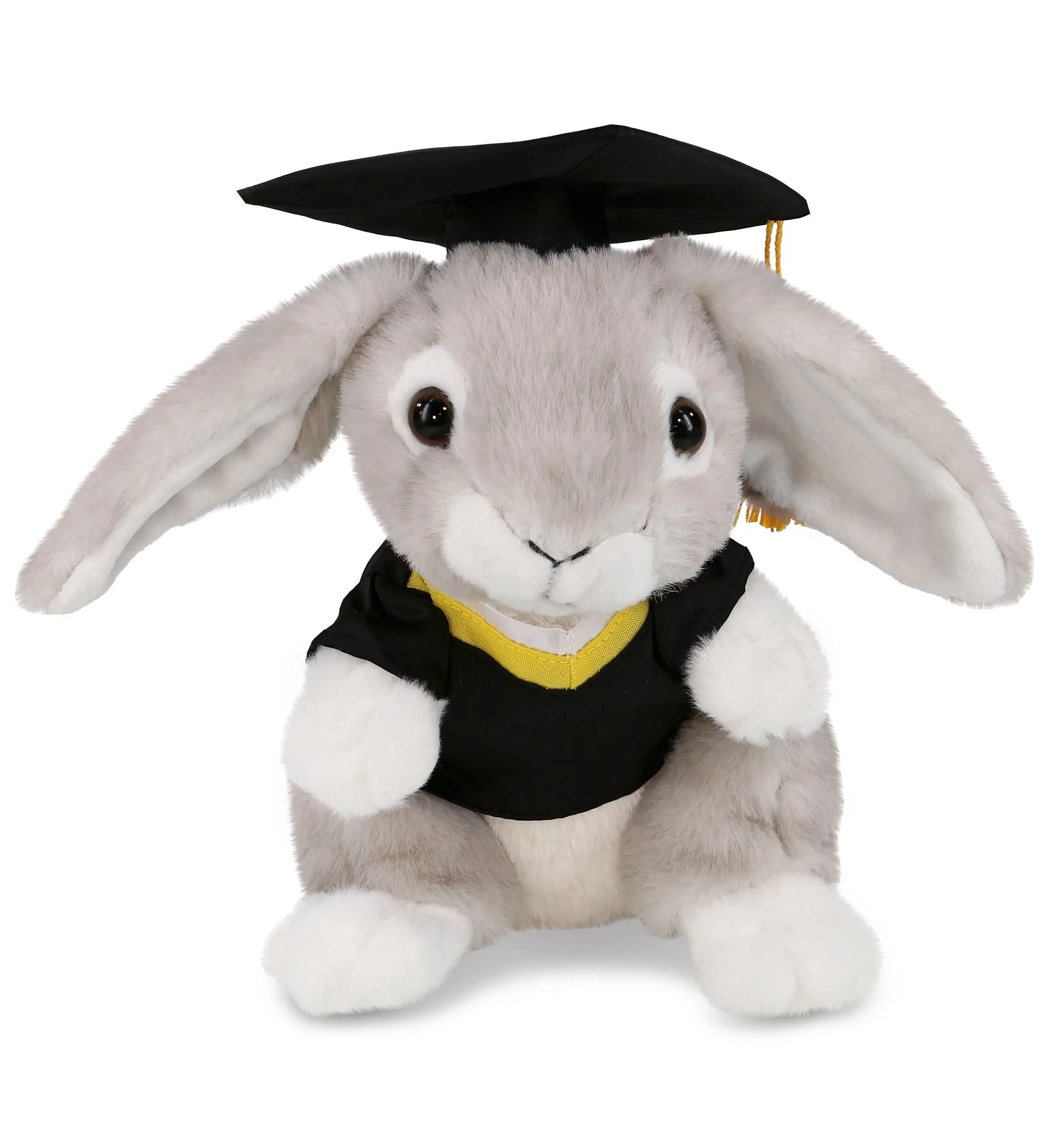 PLUSH GRADUATION - SUPER SOFT PLUSH - GREY RABBIT
