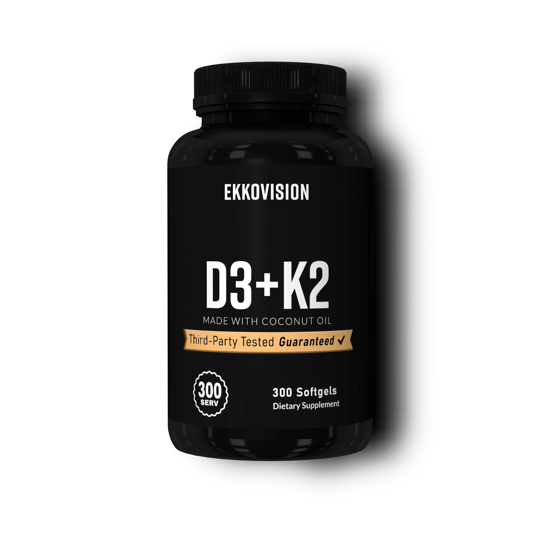 EKKO D3 + K2 - Vitamin Supplement - 3rd Party Tested - Wellness EKKO D3 + K2 - Vitamin Supplement - 3rd Party Tested - Wellness