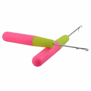 1Pc Latch Hook Tool, Latch Hook Crochet Needle for Micro Braids, Hair Extension, Feather and Carpet
