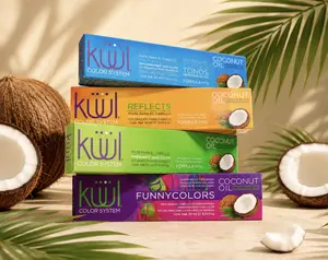 KUUL Color System 1a Blue Black Permanent Hair Dye - 3.04 fl oz (100ml) Haircare Solution for Hair Dyeing, Beauty Product with 24-Month Shelf Life Hairdye