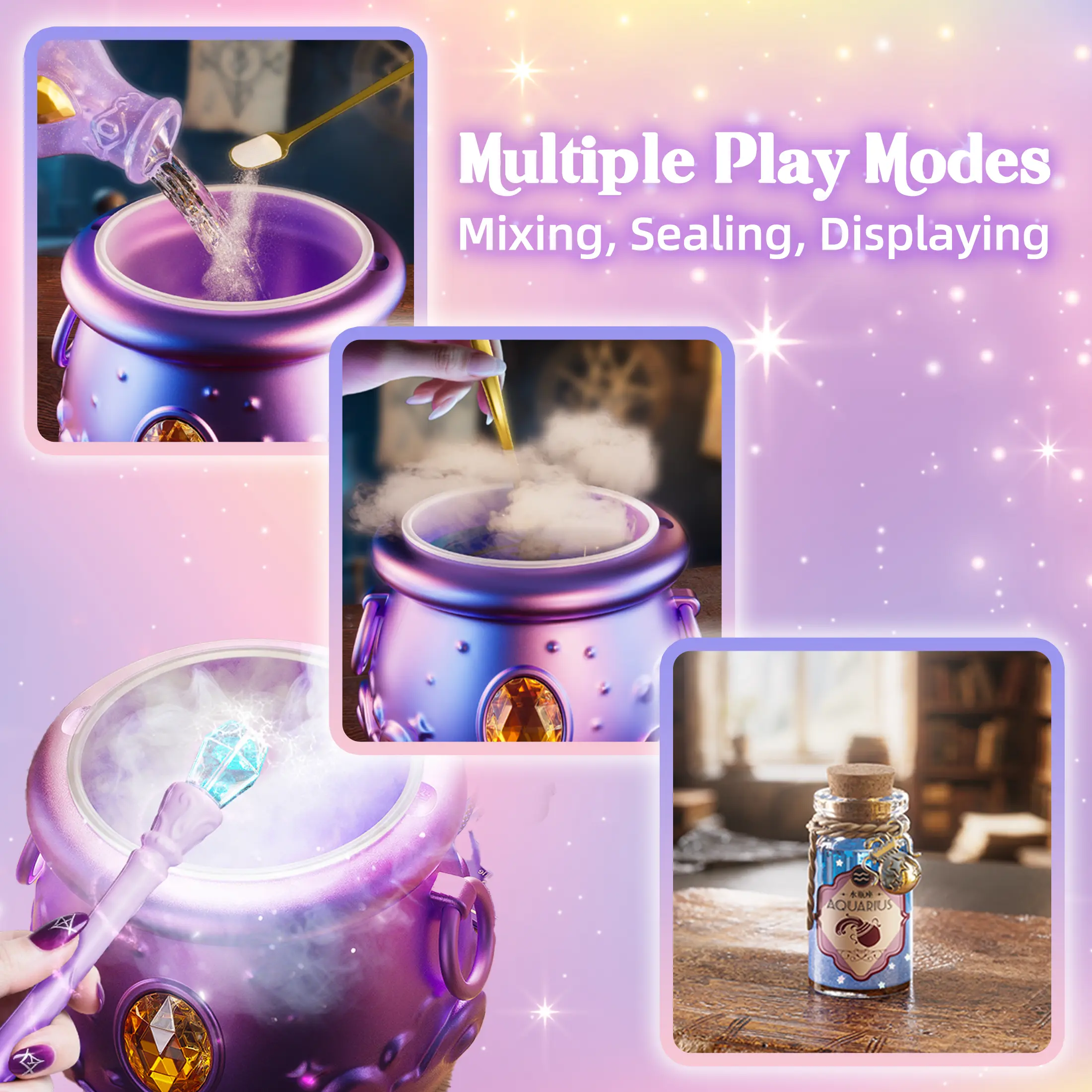 Ultimate Magic Gift-Box: Magic Wishcraft Lab Deluxe Cauldron