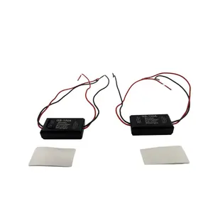 Rebaydo 2pcs LED Flasher Universal 12 to 24 Volt DC 48 Watt