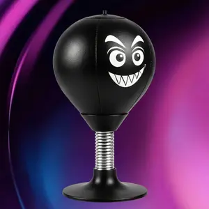 Desktop Punching Bag With Strong Suction | Stress Relief & Boxing Training For Office And Home | Fun Gift For Adults & Kids, Fast-Rebound Spring With PU Ball Lovely Mini Best Friend Birthday Stretchable Grad Party Supply Toy Present perfect small couple