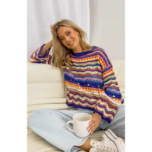 Long Weekend Sweater Blue