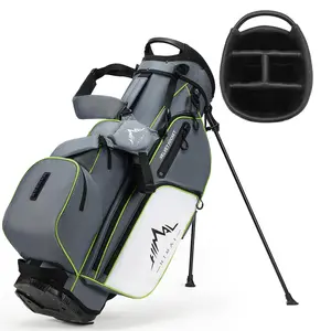 Lightweight Golf Bag, 4-Way Full-Length Golf Stand Bag with Cooler Pocket for Men and Women, Golf Club Bag with Integrated Tee