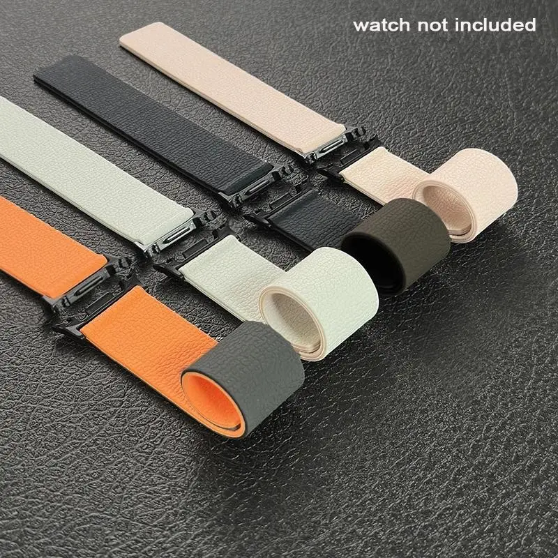 Magnetic Strap For Samsung Galaxy Watch 8 40mm 44mm correa Bracelet For Samsung Galaxy Watch 8 Classic 46mm Belt Lychee band Smartwatch Strap Wearable Accessory Smart Watch Accessories