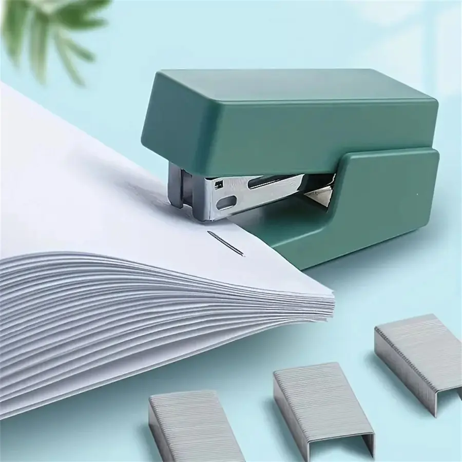 Portable Stapler 26/6 Office Desk Stapling Machine, Efficient, Includes 1,000 Staples, Ideal for Paper Binding & Stationery Use, Office Accessories