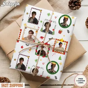 Conrad Fisher Christmas Wrapping Paper, Gift Wrapping Paper, The Summer I Turned Pretty Gift Wrap For Team Conrad, Funny Holiday Gift Wrap