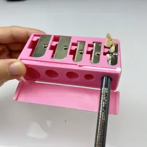 1pc Eyebrow Pencil Makeup Pen Set with Pencil Sharpener, Convenient Multifunctional Portable Pen Holder, Cosmetic Makeup Tool, Cosmetic Tools