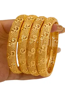 Women's 24k Fashion Luxury Elegant Jewelry Bracelet, Perfect for Banquet Wedding Gifts, Casual Style, Exquisite Bracelet, Copper Alloy Chain, All Seasons