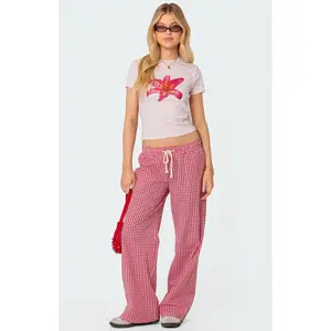 Edikted Women's Taya Gingham Pants