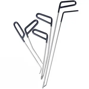New Paintless Dent Remover Kit, Dent Puller Tool, Dent Remover Tool For Car, Car Dent Repair Automotive Kit Hail Remover Stainless Steel Hooks Rods Paintless Dent Removal Door Dent Dings Removal Tools Knock Down Pen Automotive Maintenance Tools