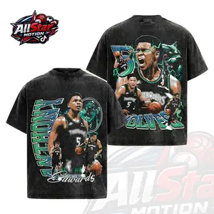 Anthony Edwards Premium Washed T-shirt, Ant-Man Fan T-shirt, Timberwolves Fans Clubs Shirt, Basketball Graphic T-Shirt, Basketball Lover Gift, Basketball Game Day Outfit.