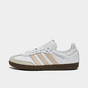 Women's Adidas Samba OG "White/Sand Strata" JH7300 Fashion Athletic Sneaker
