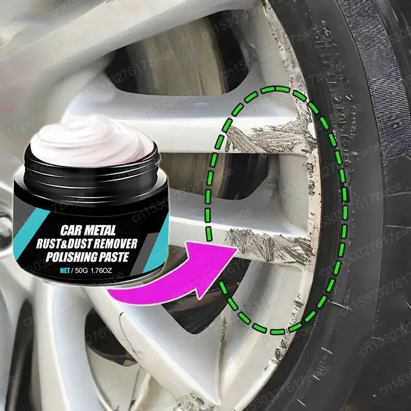 Car Wheel HUB Metal Repair Agent, Gloss Enhancer, Radiance, Rust Oxidation Regeneration Polishing Wax Coating, Scratch Repair Agent, Rust, Oxidation And Dust Remover