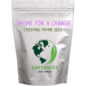 Earthwise Wild Creeping Thyme Seeds, 1oz 16000 Seeds Pack, Drought-Tolerant Garden Ground Cover, Covers 500 sq. ft.