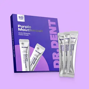 Dr Dent Purple Mouthwash 20 single-use sachets
