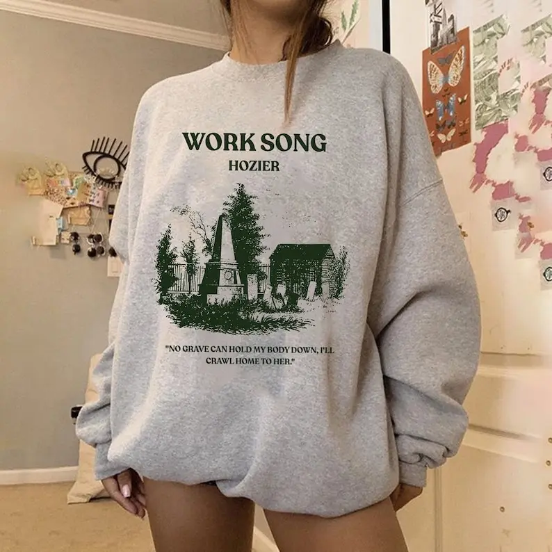 Vintage Work Song Ho.zier Shirt, Unreal Unearth tour Shirt, Vintage Hozier Tee, Hozier Fan Unisex T Shirt, Rock tour shirt