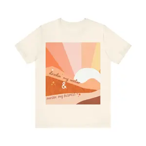 Drinkin' My Water and Mindin' My Business Summer Short Sleeve Tee