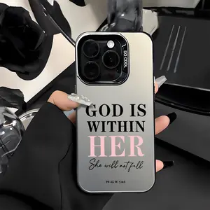 Christian Bible Verse Psalm Design Shockproof Protective Casing, Smartphone Cellphone Accessories for iPhone 7,8,X,Xs Max,11,12,13,14,15,16,17 Pro Max,Plus,XR,16E Devices