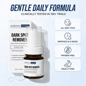 aobenz Dark Spot Remover for Face, Triple Dark Spot Complex Serum with Tranexamic Acid, Alpha-Arbutin & Niacinamide, Gentle Dark Spot Corrector for Uneven Tone & All Skin Types, 1.35 fl oz