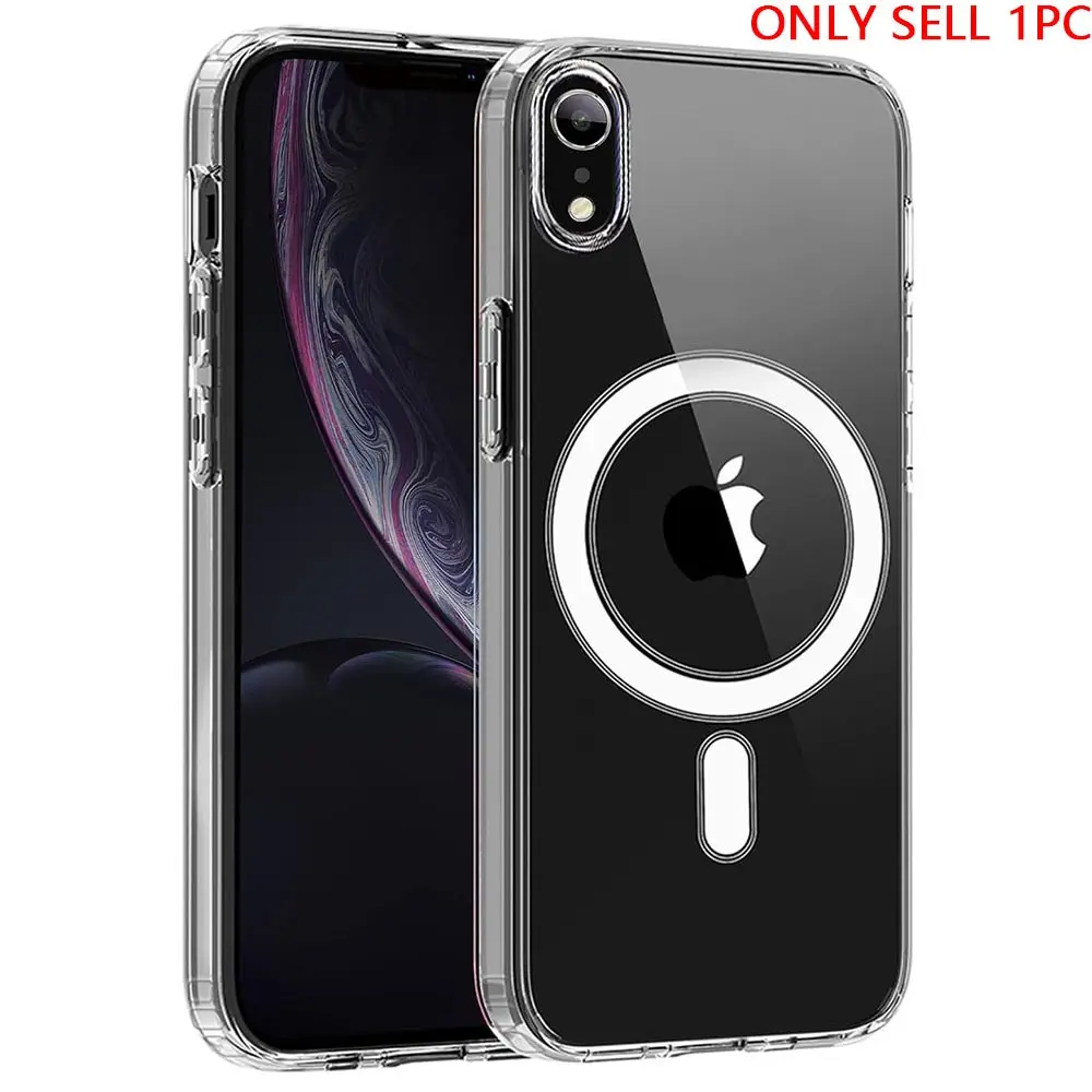 Magnetic For iPhone XR X/XS XS MAX Smartphone Case Lightweight Shockproof Cover [Compatible with MagSafe][Non-Slip],PC Back Slim Shockproof Protective Case Cover Accessories
