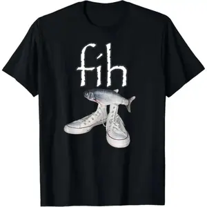 Humorous Fish Meme T-Shirt Featuring Misspelled Fish and Funny Fish Calling Design