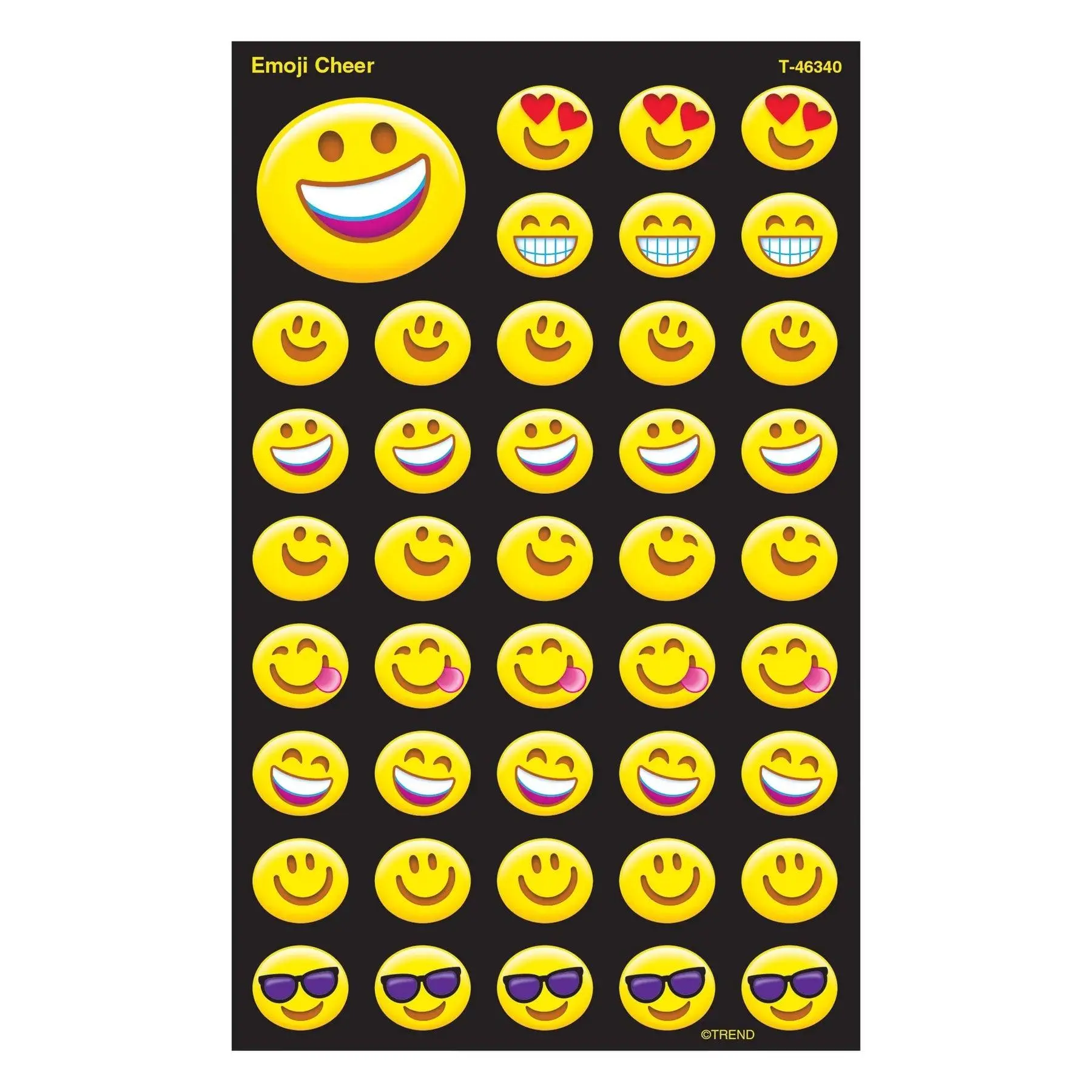 Emoji Cheer superShapes Stickers – Large Emoji Cheer superShapes Stickers – Large
