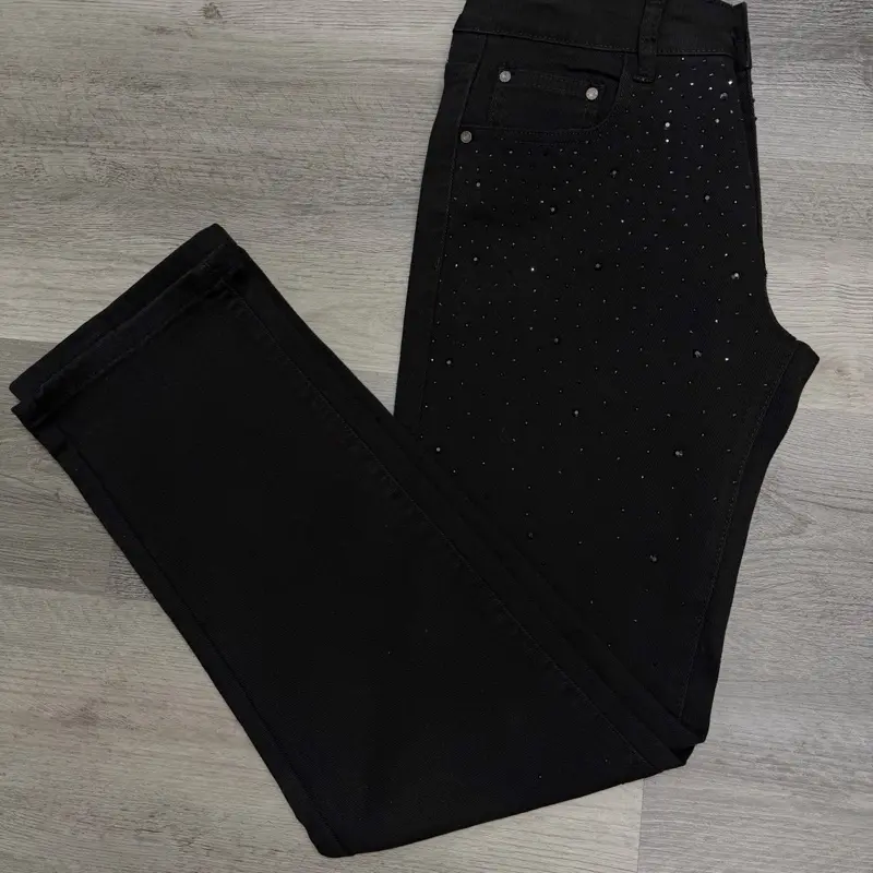 RHINESTONE JEANS SLIM RHINESTONE JEANS SLIM