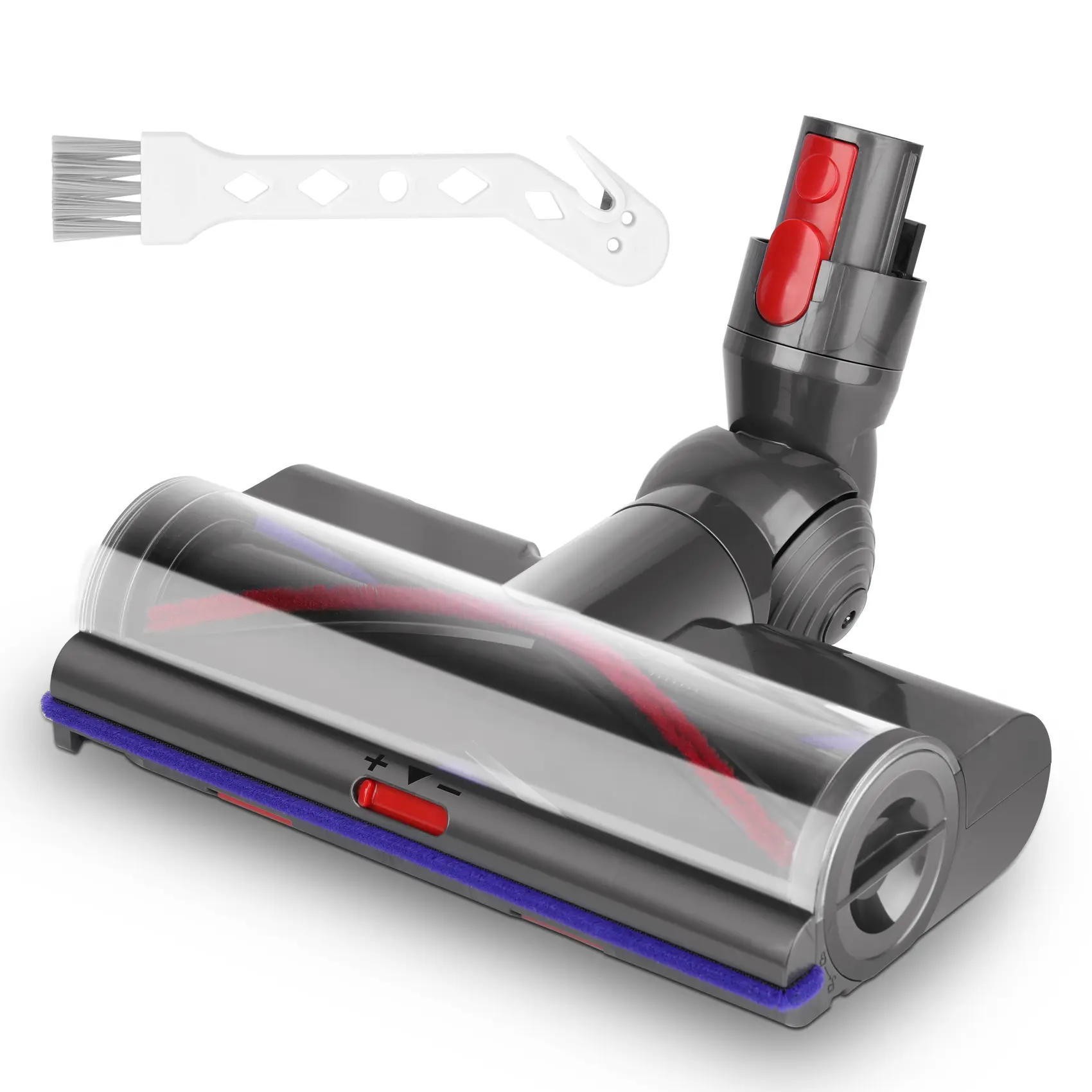 【DealsForYouDays】High Torque Brush Head Replacement for Dyson V11 V15 V10 Vacuum Cleaners, Anti-Tangle Brush, Adjustable Suction Modes, Suitable for Hardwood Floor Carpets Replace Part No.970100-05