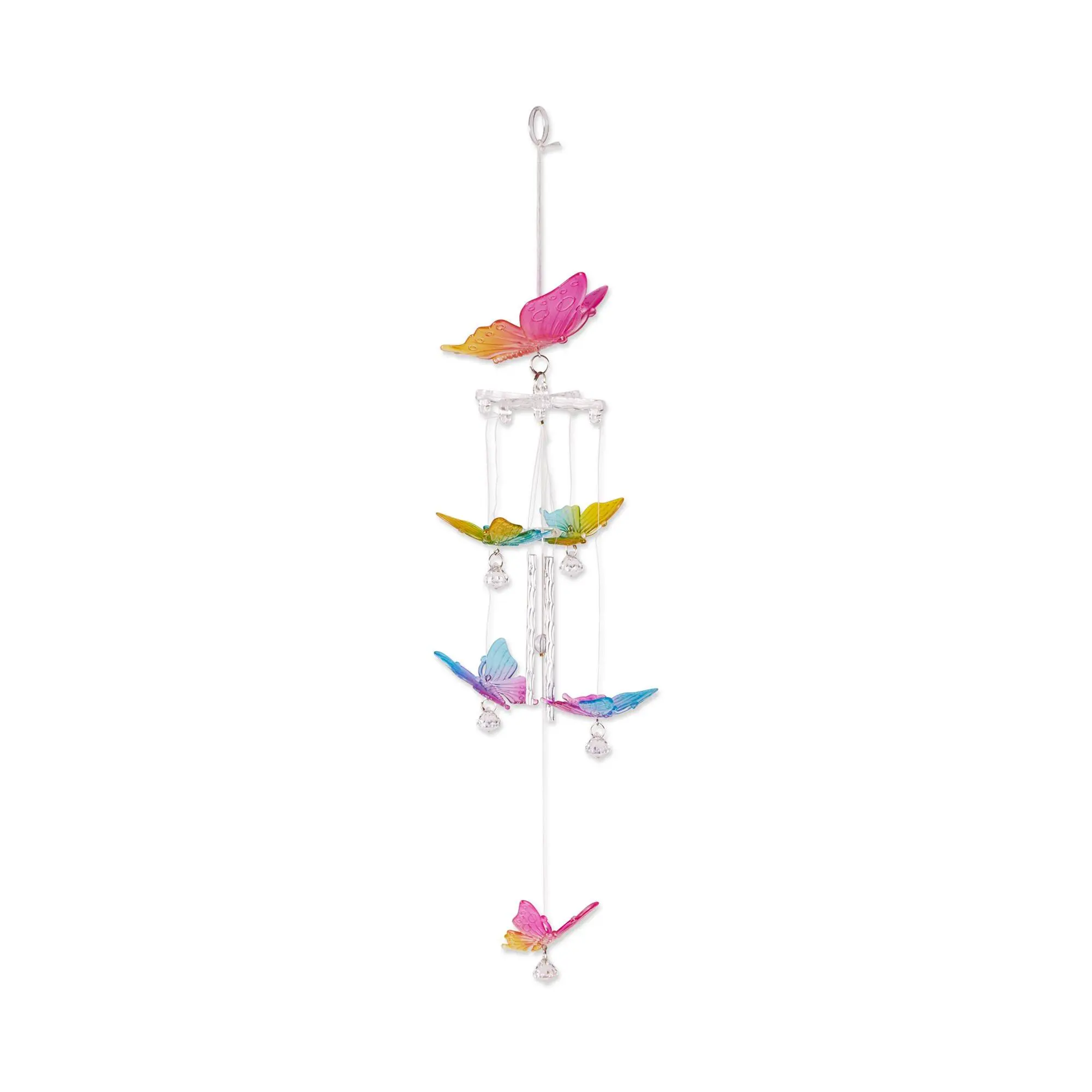 Zingz & Thingz Rainbow Butterfly Wind Chimes Zingz & Thingz Rainbow Butterfly Wind Chimes