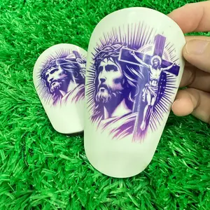 Leg Guard 10x6 Cm Adult Youth Protective Gear, Soccer Training Equipment, Recommended for Competition Training, Durable Sports Equipment for Safety Protection