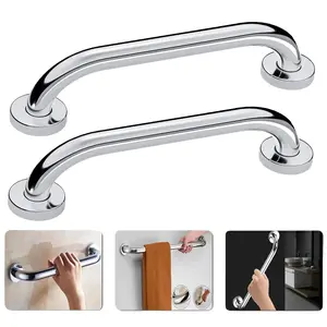 2PCS Stainless Steel Grab Bar Bathroom Safety Handicap Shower Tub Handle Support