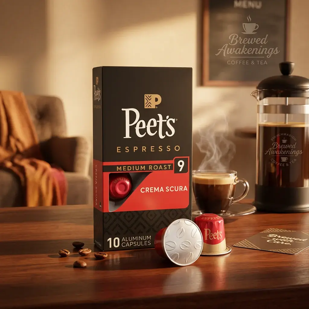 Crema Scura Intensity 9 Espresso Pods — Original Line Compatible, 10ct
