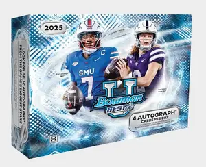 2025 Bowman Best University Football Hobby Box - 4 Autographs